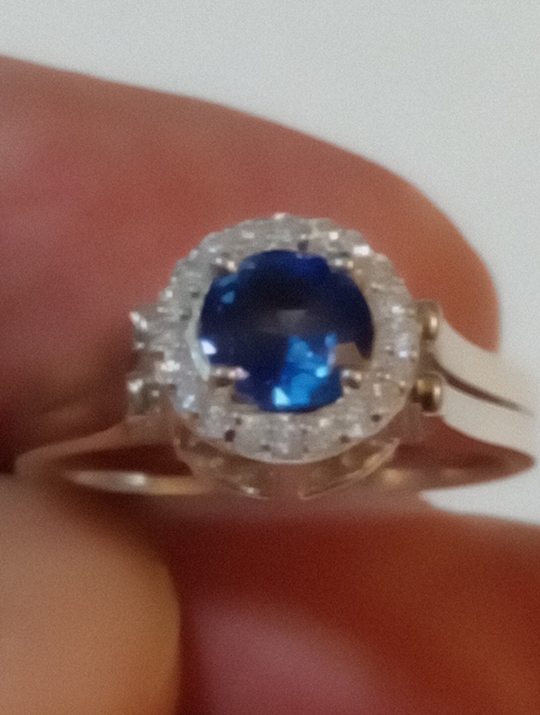 NATURAL NOT ENHANCED GEM TESTED TANZANITE DIAMOND FLIP RING 925 SILVER SIZE 8