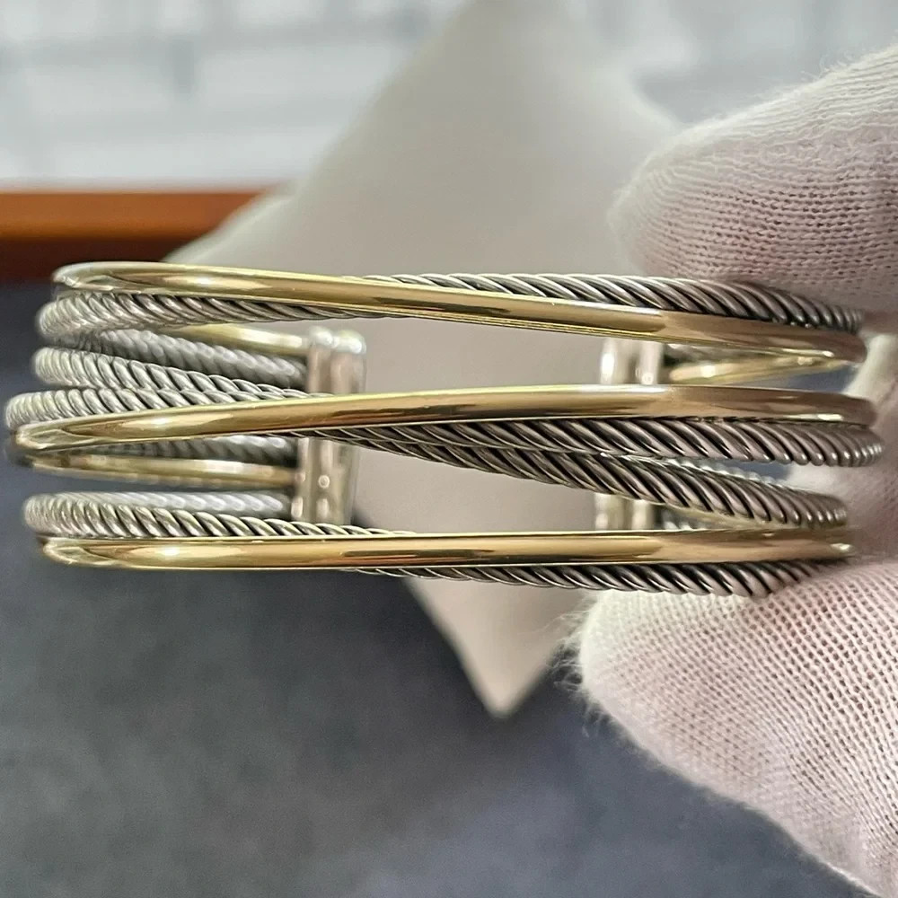 David Yurman Crossover Bracelet-Medium