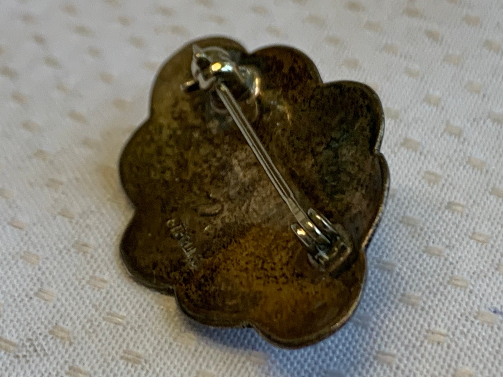 Sterling Silver Turquoise Signed Brooch 4.59g Fine Jewelry Scatter Pin *READ*