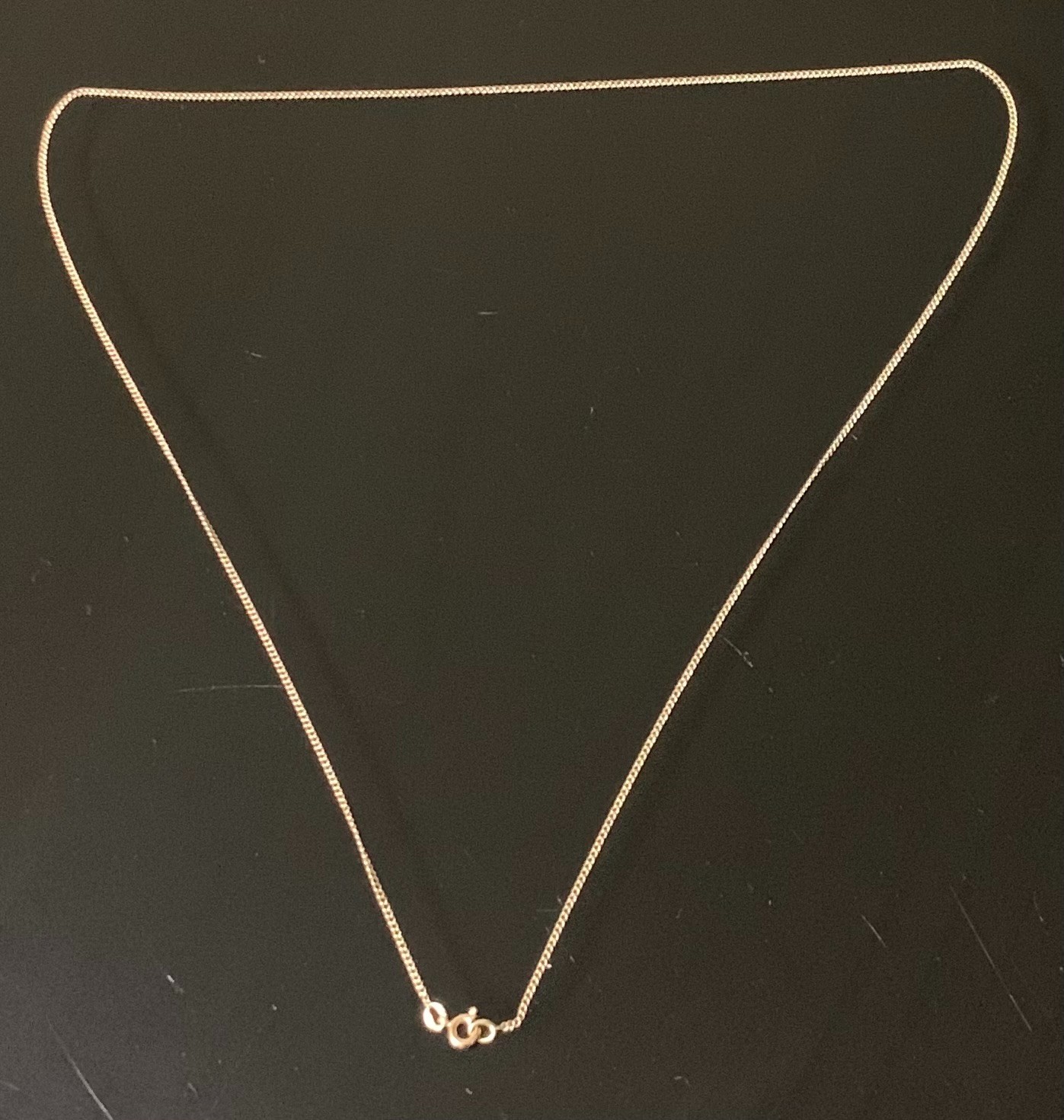 Necklace anchor chain solid gold ⋆ladies s men⋆55cm⋆1.99gr. 333⋆Gold Chain⋆