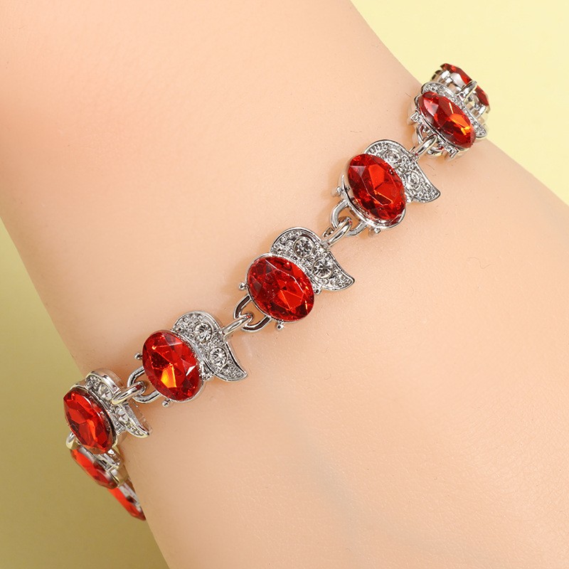 Crescent Moon Multicolor Cubic Zirconia Fashion Jewelry For Women