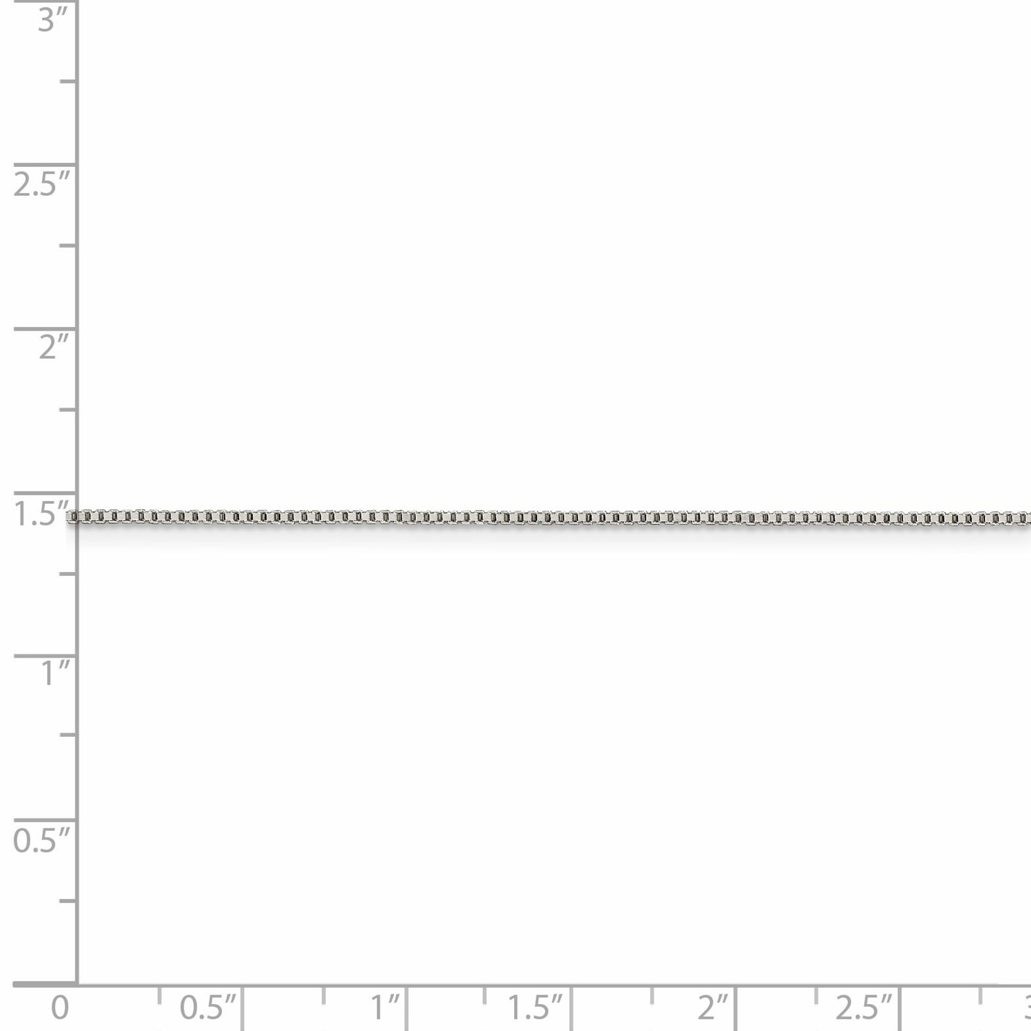 Sterling Silver Solid 0.90mm Plain Box Bracelet w/ Spring Ring Clasp 7″ – 10″