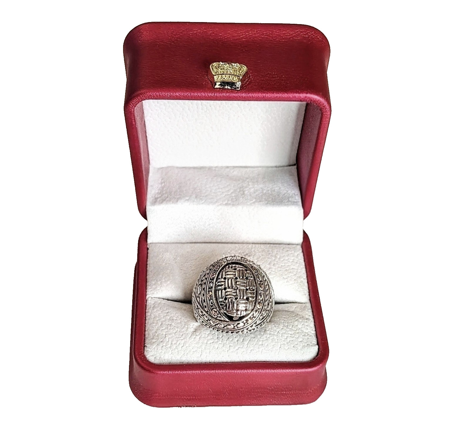 SARDA ARTISAN of BALI 925 STERLING SILVER w/18K BOLD RING / EXCELLENT CONDITION