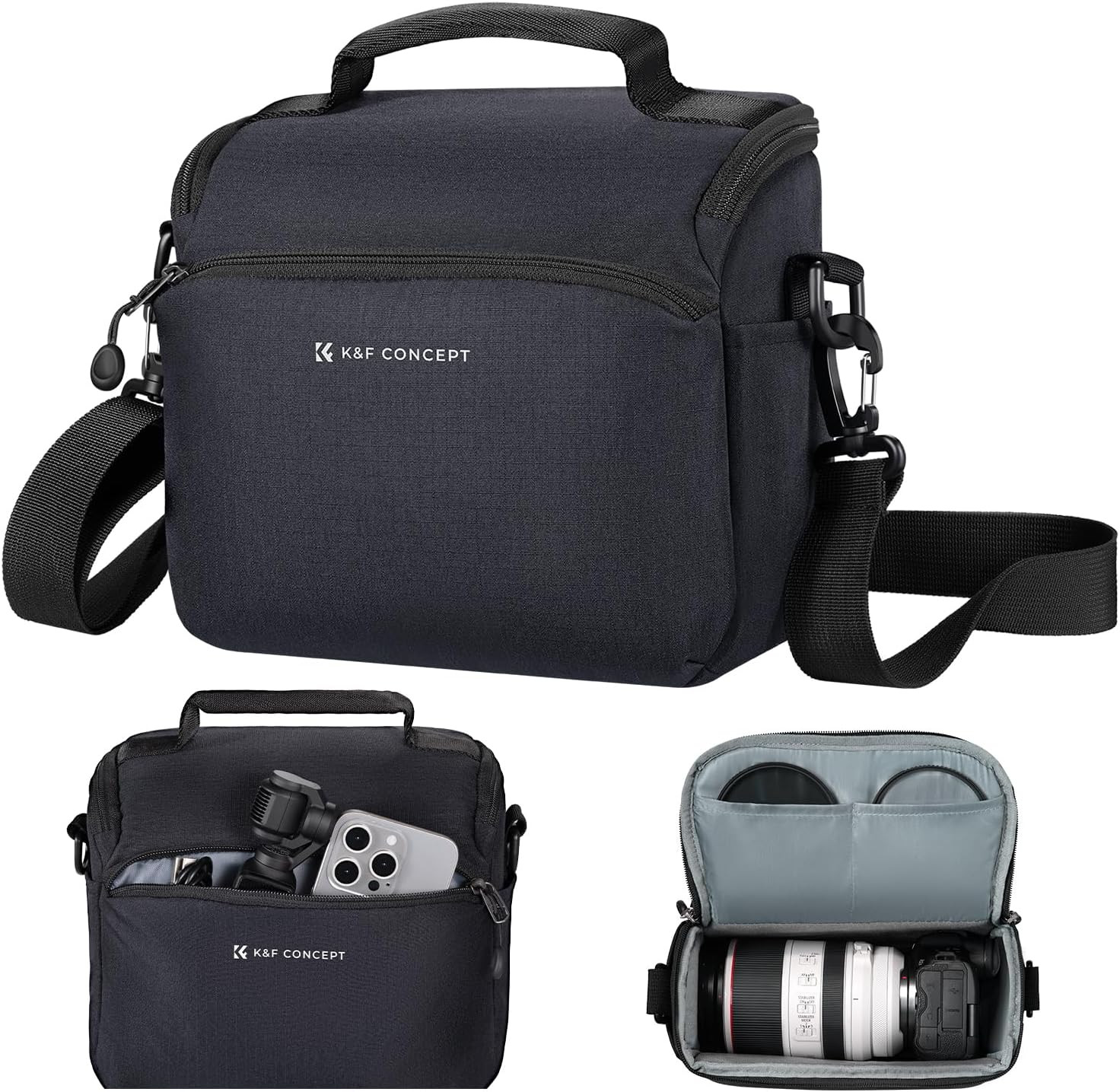 Camera Sling Bag Small Crossbody Camera Case Dslr/Slr/Cute Compact Shoulder Phot