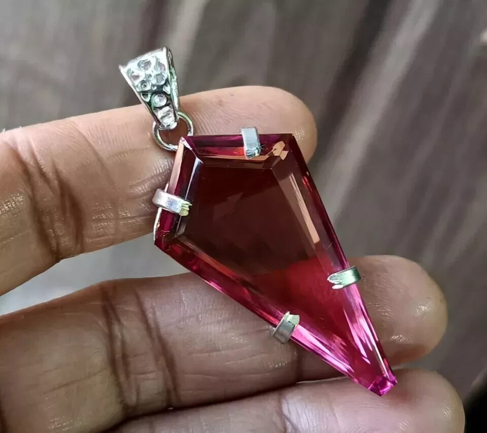 EGL Certified 50.06 Ct +FANCY Natural Zultanite 925 Silver Pendant Loose Gems