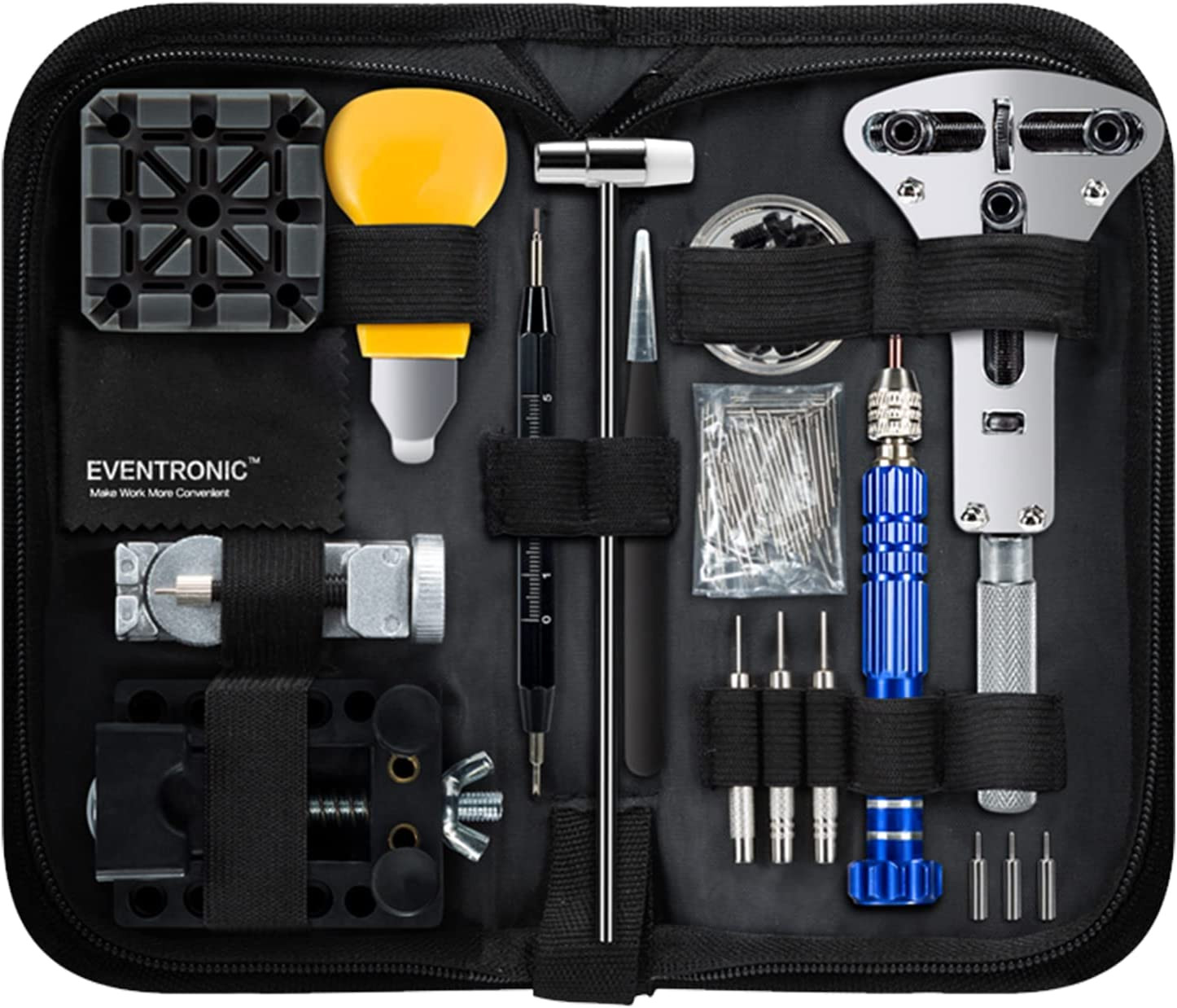 Watch Repair Kit, Professional Watch Battery Replacement Tool, Watch Link & Back