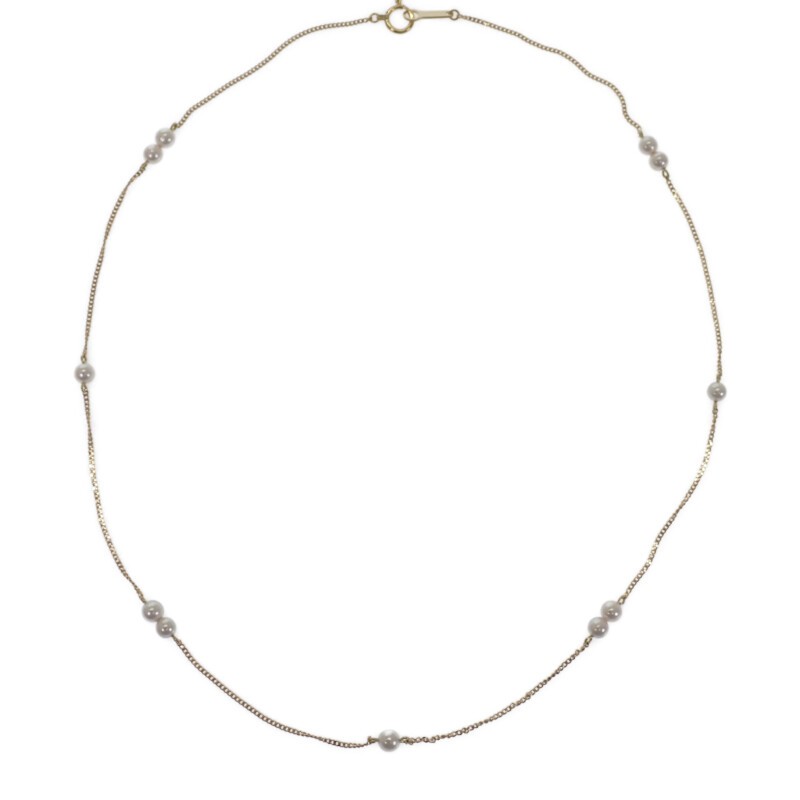 no brand Necklace Pearl/K18 yellow gold Women