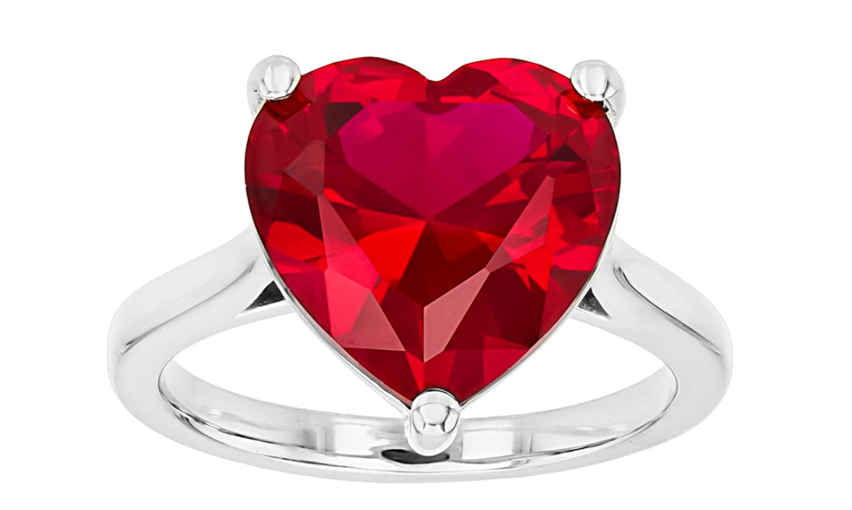 2.00 Carat Natural Ruby Gemstone 925 Silver Handmade Women’s Wedding Ring