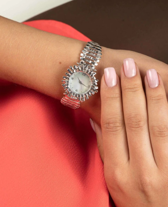 Silver Aviv Watch Handmade