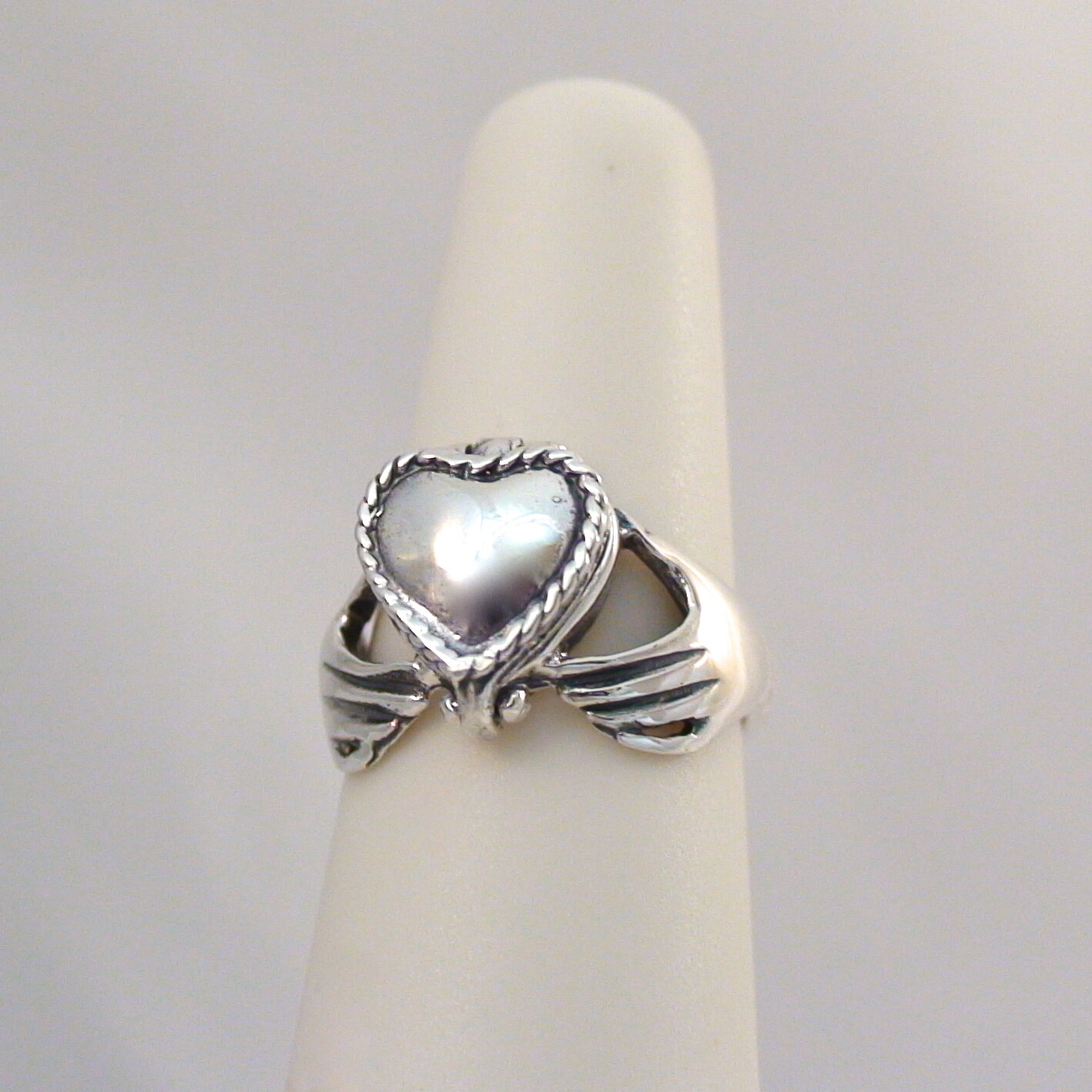Claddagh Heart Poison Ring – 925 Sterling Silver – Victorian Locket Pillbox Ring
