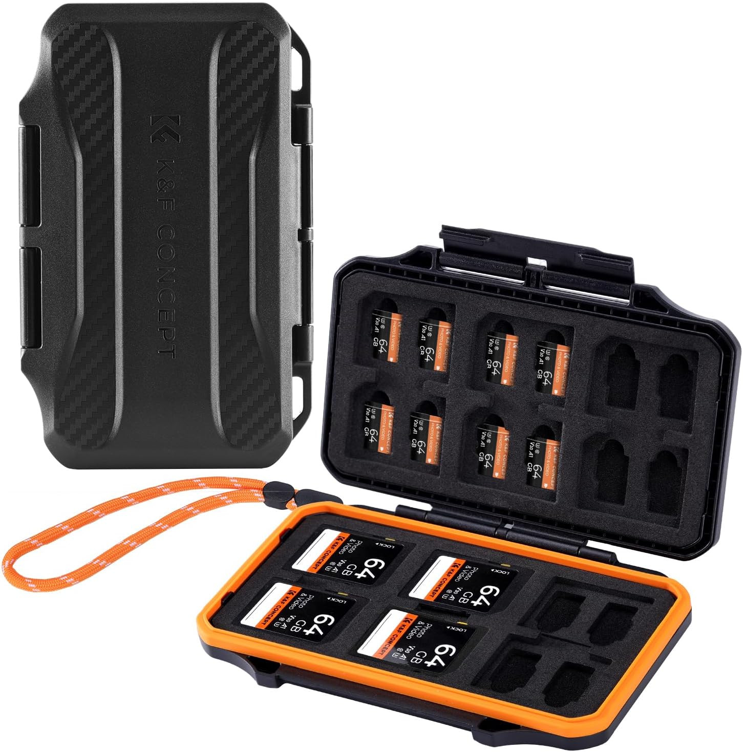 36 Slots SD Micro SD Memory Card Case, Water-Resistant SD Card Holder, Anti-Shoc