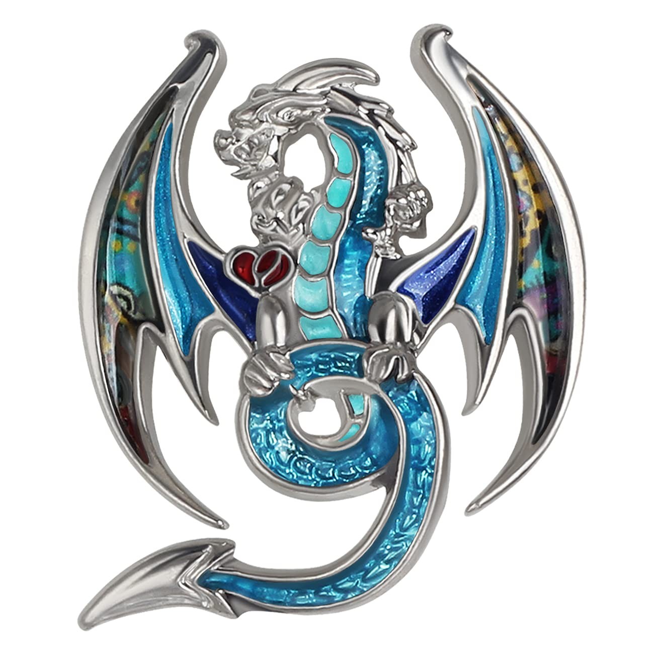 Enamel Funny Dragon Brooch Pins Zinc Alloy Fashion Jewelry Dinosaur Brooche – 08