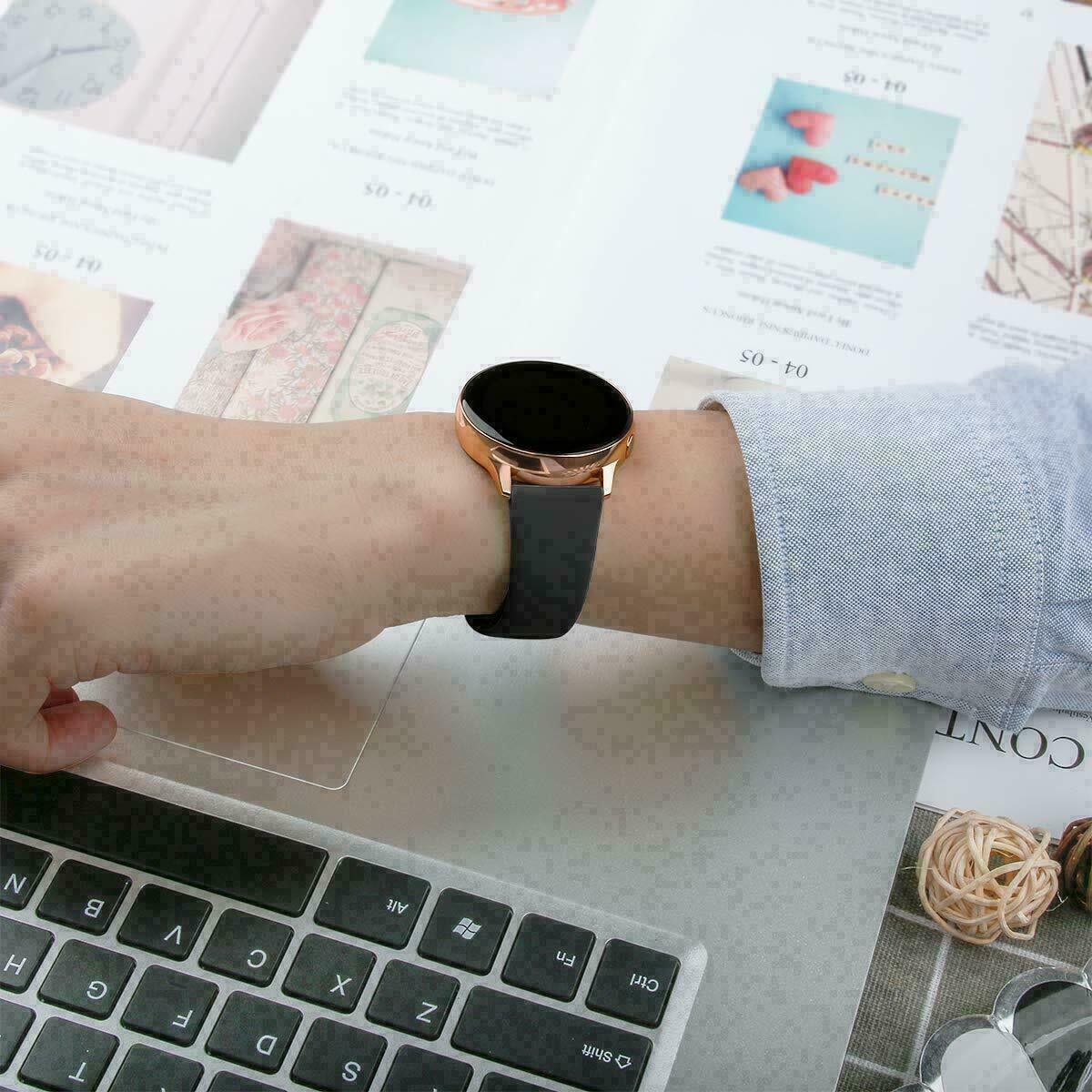 Silicone Strap Screen Protector Case For Samsung Galaxy Watch Active 2 40mm 44mm