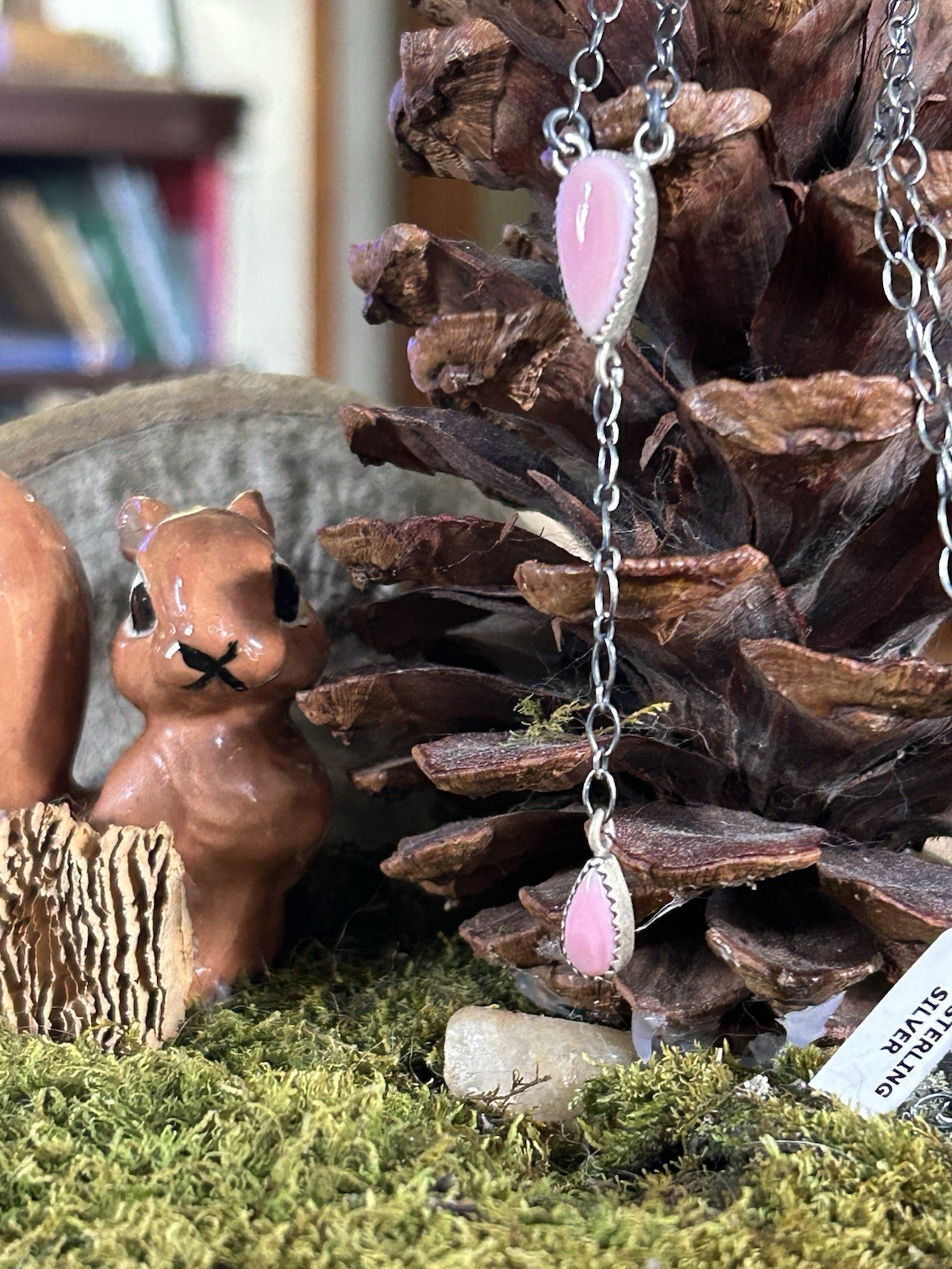 925 Sterling Oh So Feminine Conch Lariat Necklace