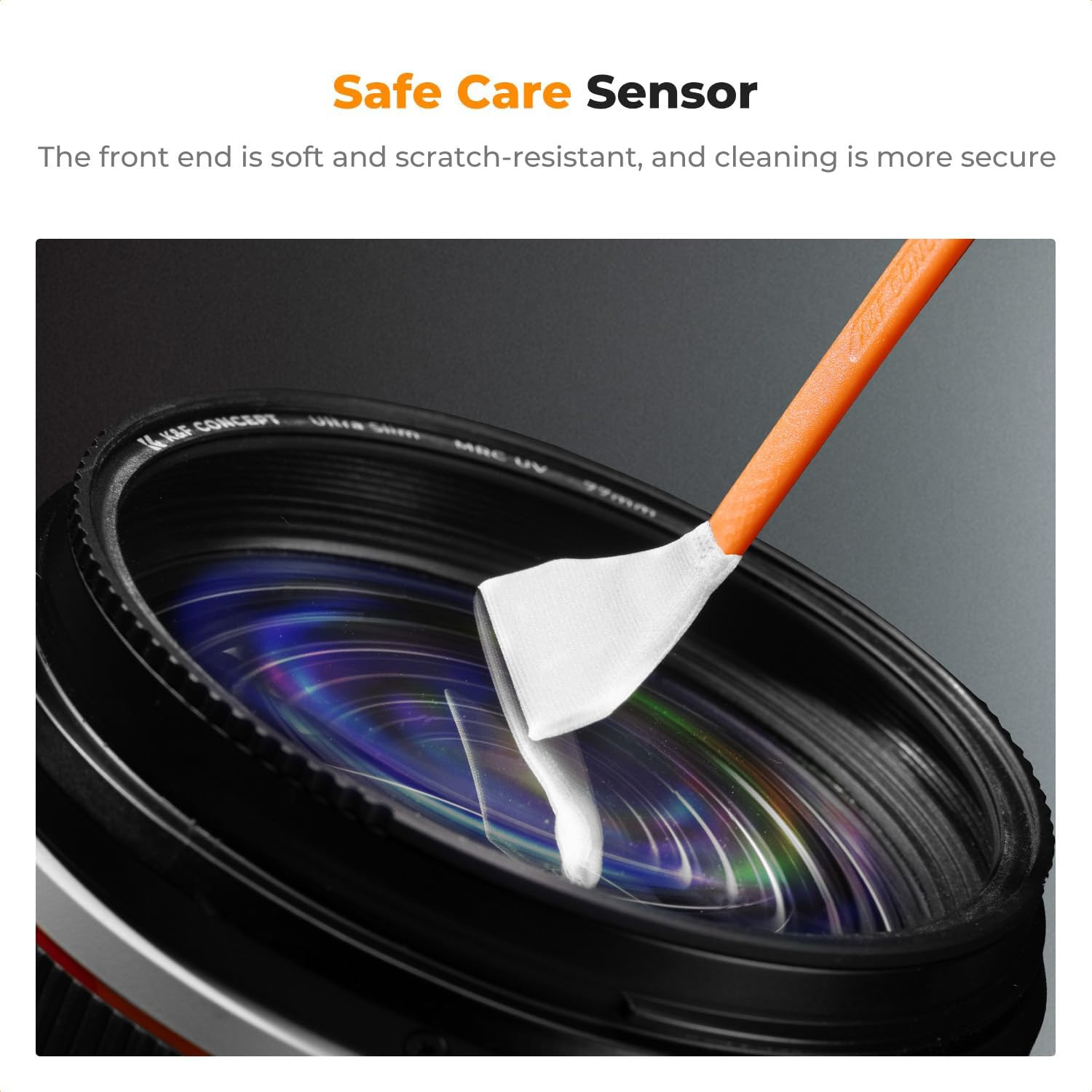 24Mm Full Frame Sensor Cleaning Swab*10 + 20Ml Sensor Cleaner, DSLR SLR Digital