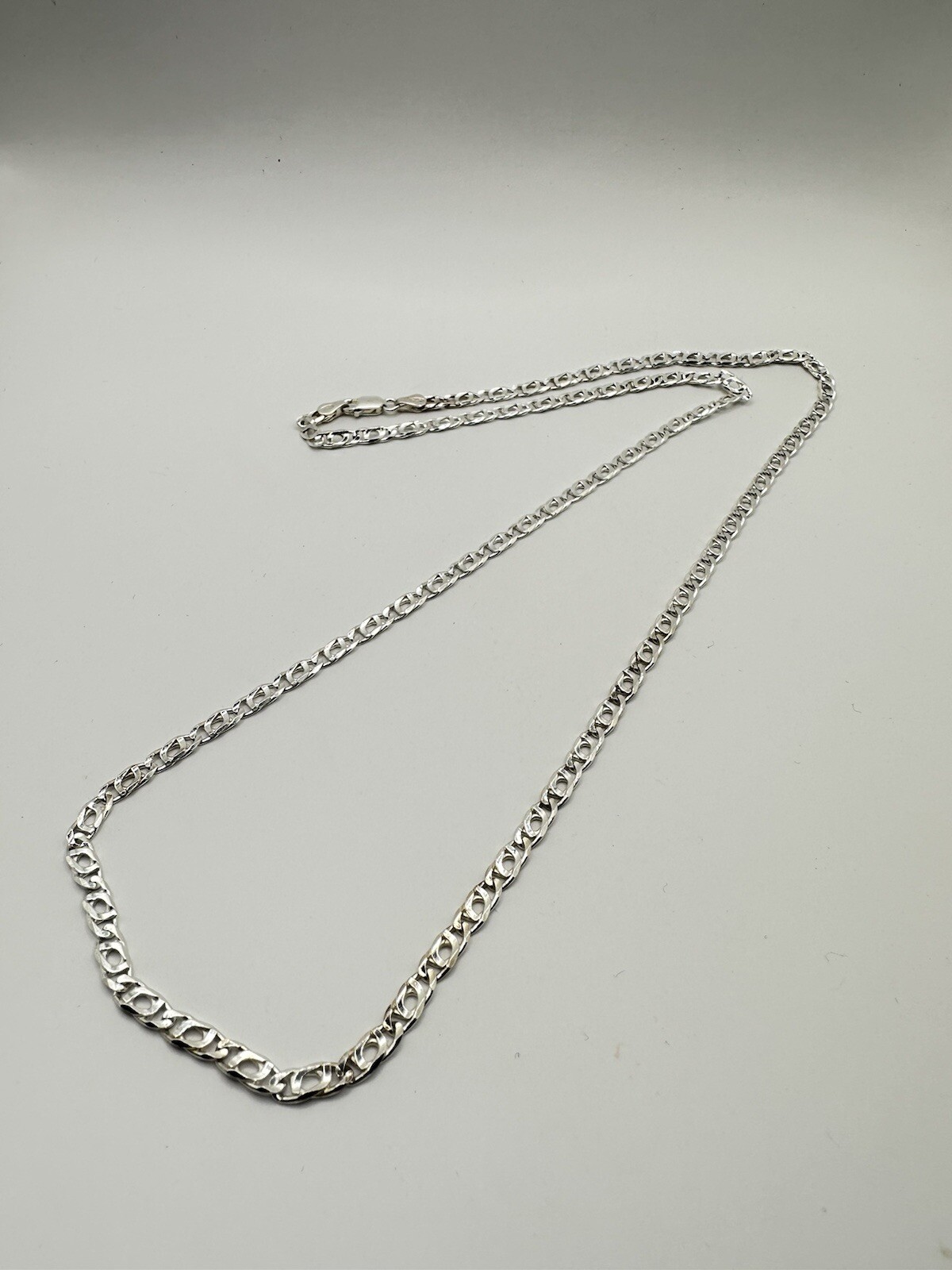 real solid sterling 925 silver chain necklace NEW 60cm 23.5″ – 3mm