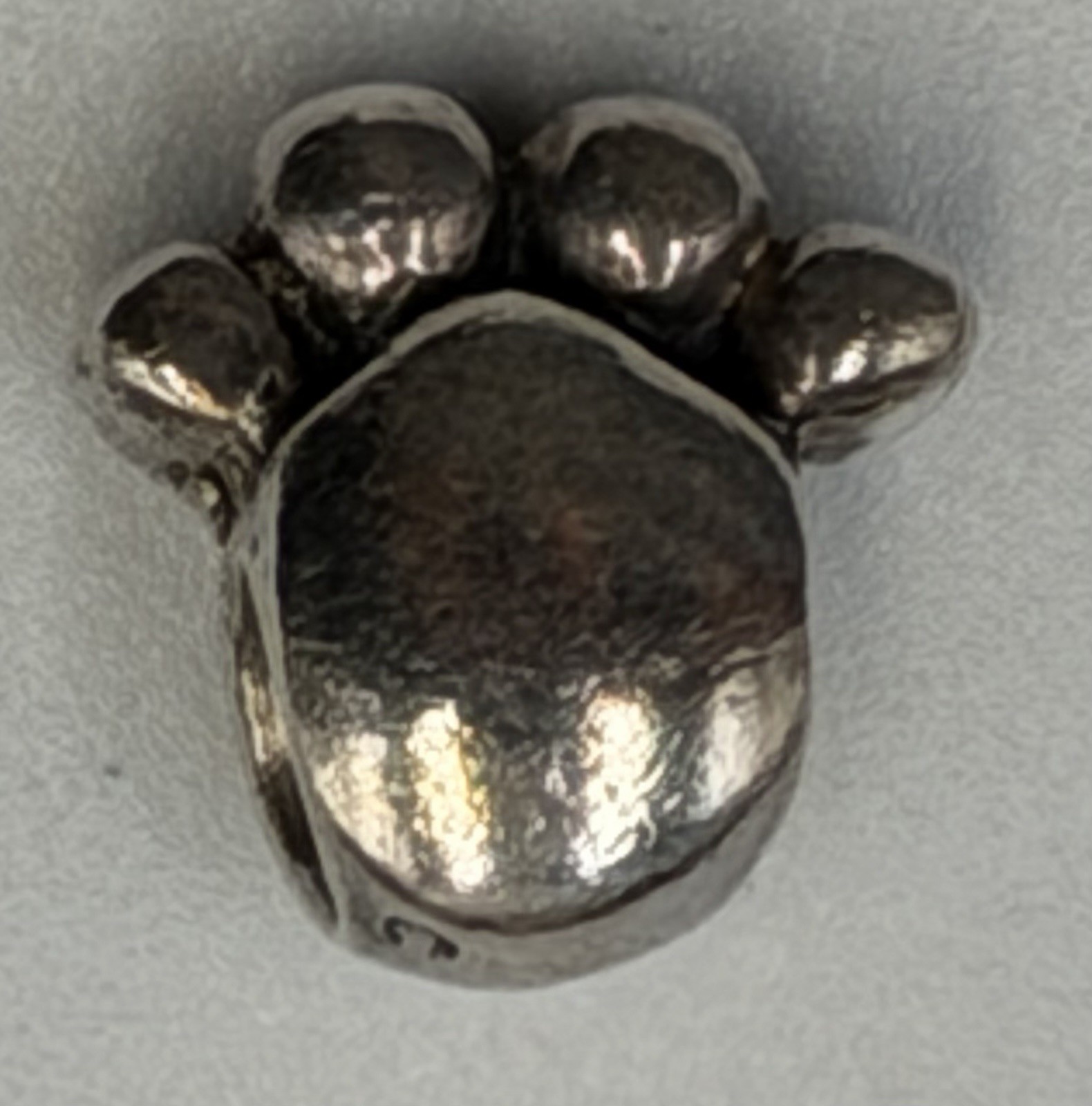 925 Sterling Silver Chamilia Paw Print Pet Cat Dog Charm
