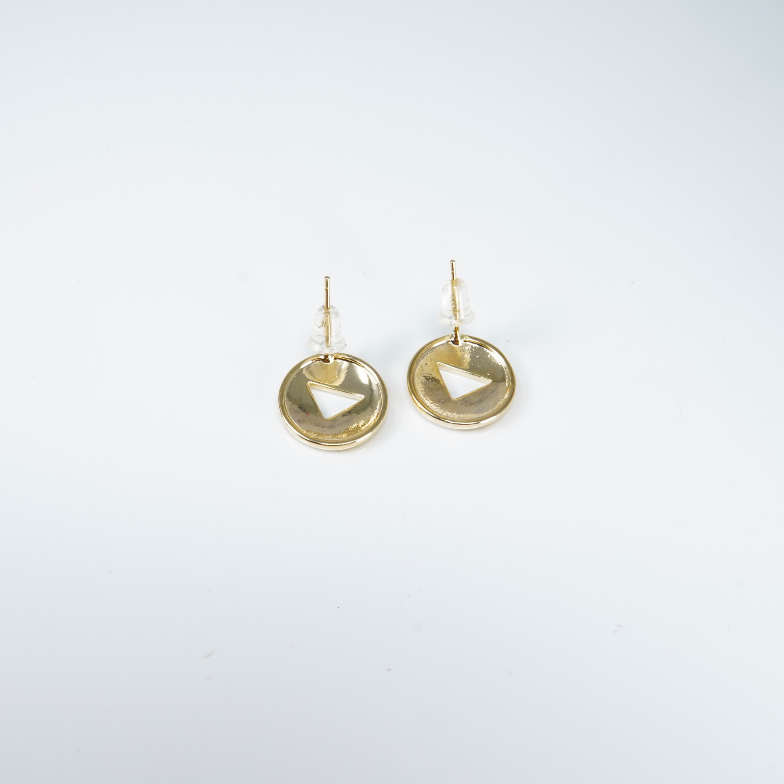 Premium Beautiful Precious Round Stud Sterling Silver Earrings Fine Jewelry