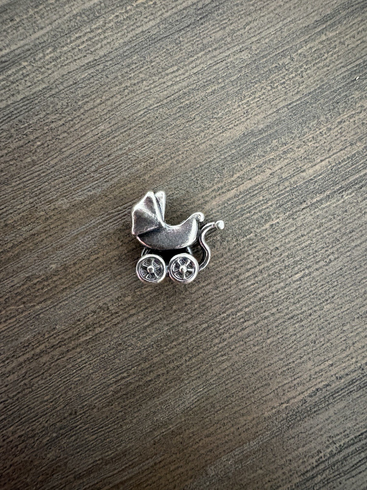 Retired James Avery Baby Stroller Charm