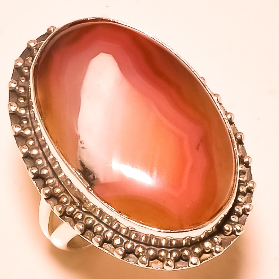 Pretty Oval Shape Multi Gemstone 925 Sterling Silver Ring (variation listing)