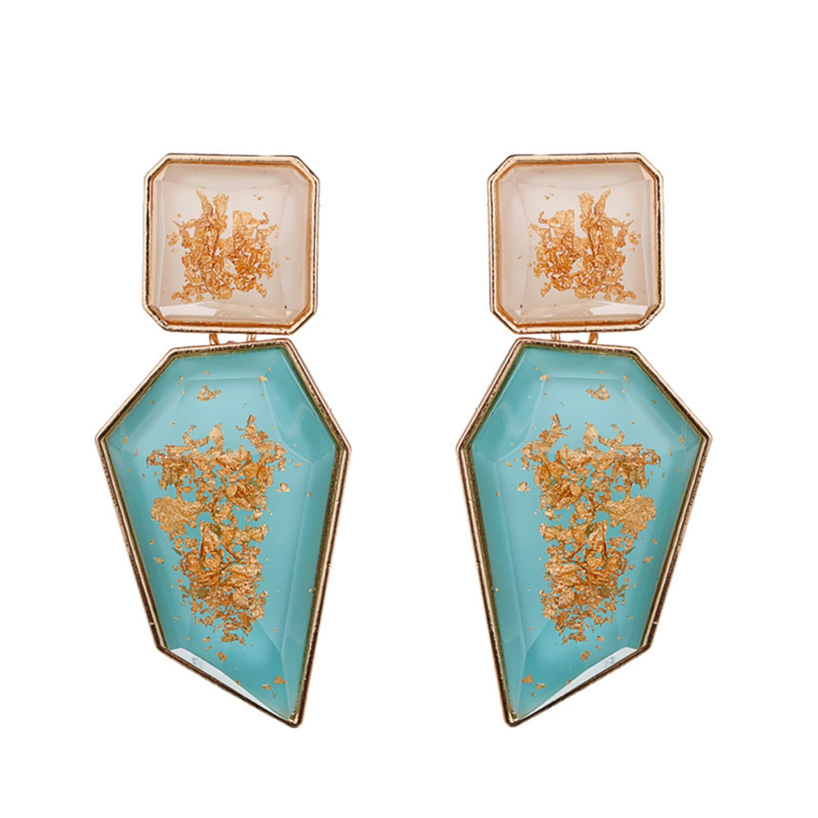 Acrylic Dangle Earrings for Women Statement Geometric Earrings Drop Earrings