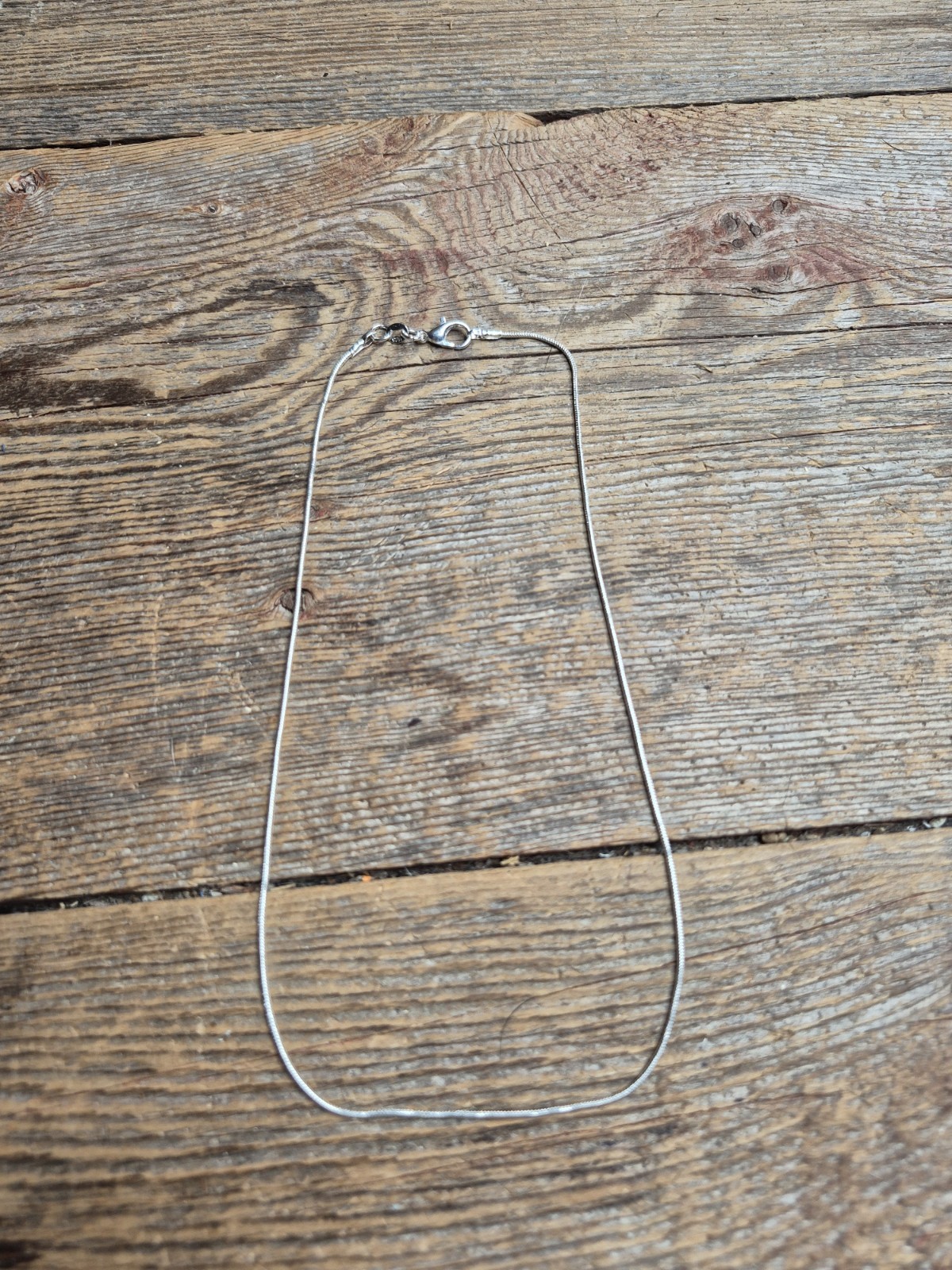 Sterling Silver 925 16 Inch Silver Tone Chain