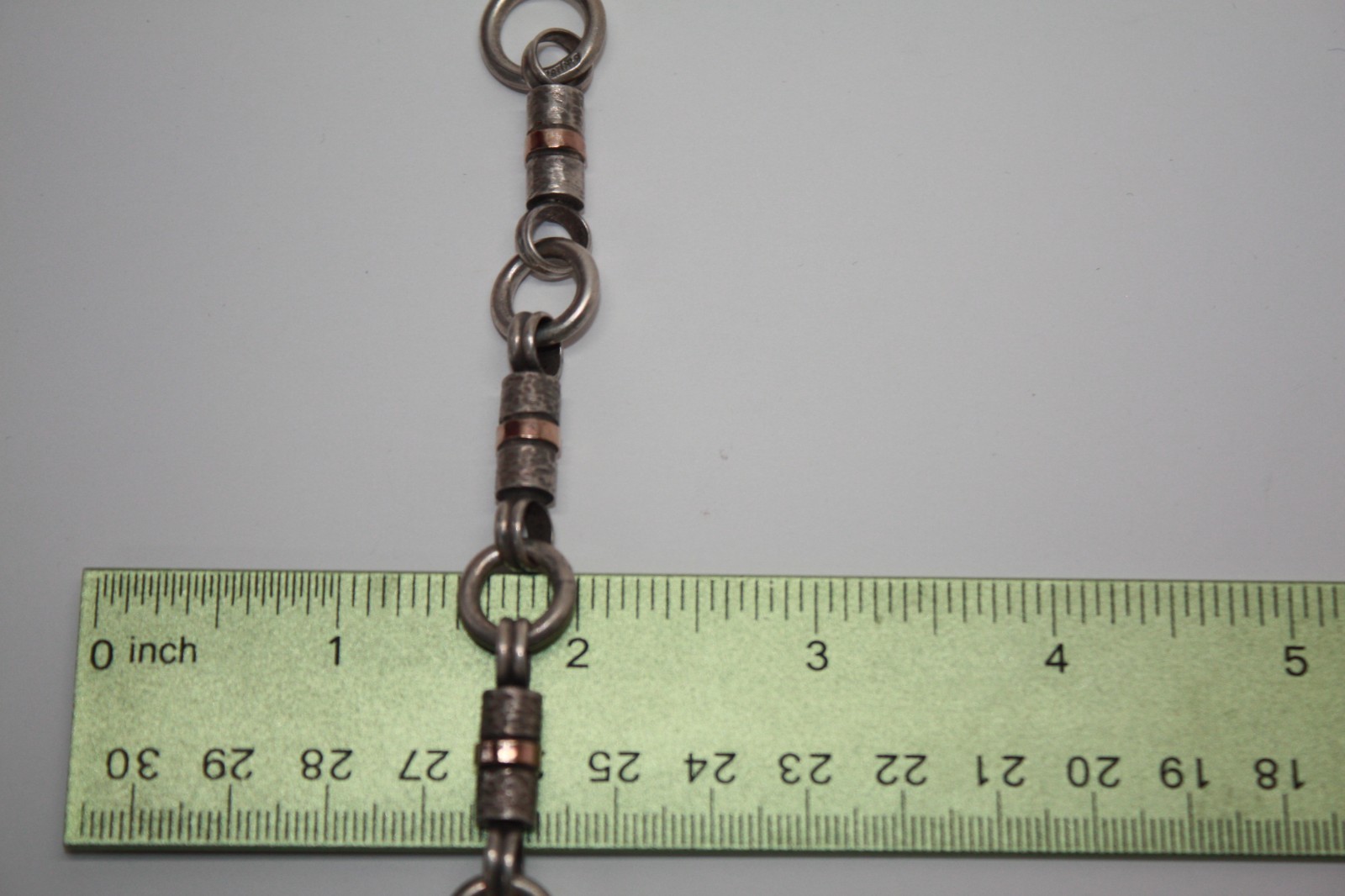Designer Sterling Silver & 14k Toggle Bracelet 8.25″ [125GRA]